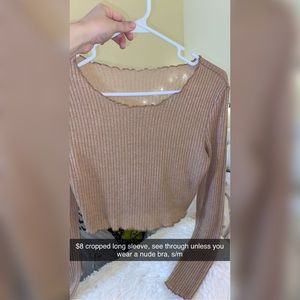 cropped long sleeve :)